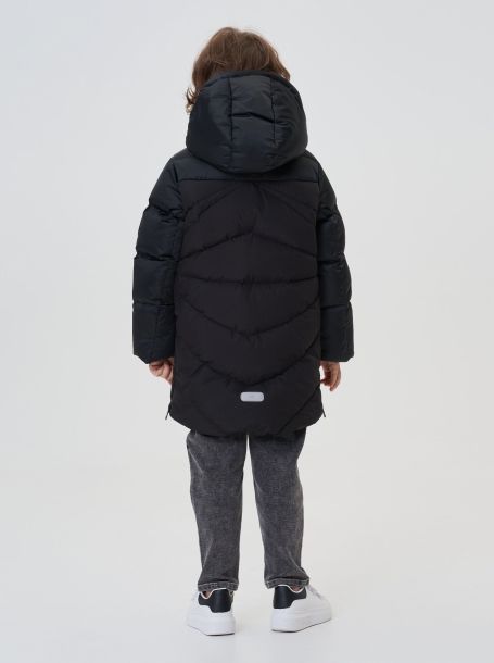 Фото5: картинка 770.20 Пальто пуховое, черный Choupette - одевайте детей красиво!
