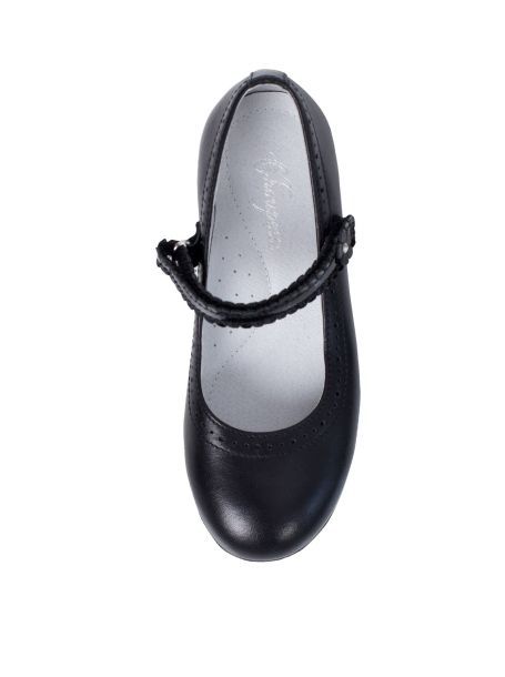 Фото1: Черные туфли для девочек 