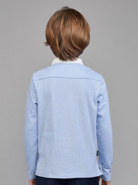 Фото3: Голубая рубашка для мальчика