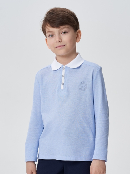 Фото1: Голубая рубашка для мальчика