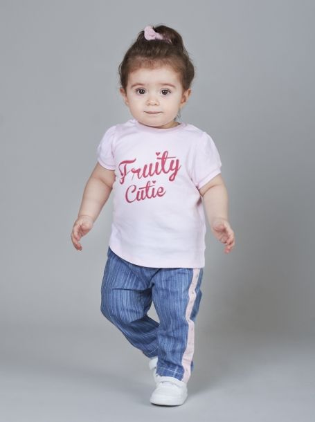 Фото1: Розовая детская футболка