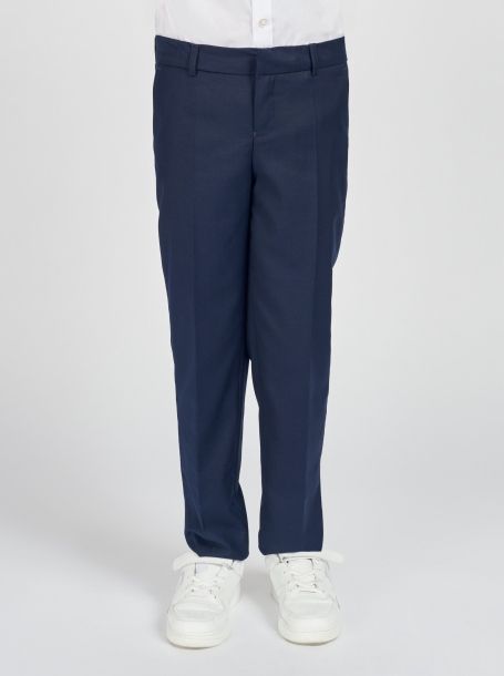 Фото2: Синие школьные брюки для мальчика