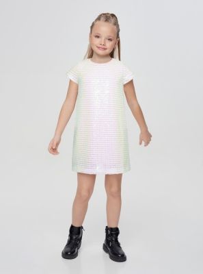 Фото1: картинка 1311.43 Платье нарядное  с фантазийными рукавами,розовый с золотым Choupette - одевайте детей красиво!