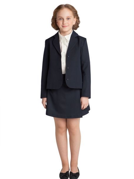 Жакет и юбка для девочки в школу – строго и практично