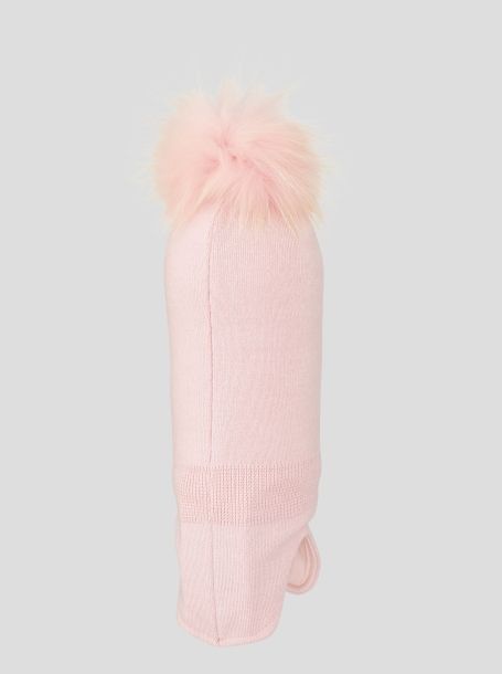 Фото2: Розовая шапка для девочки