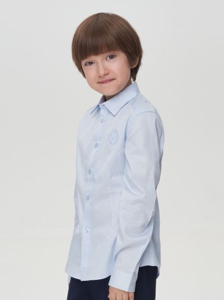 Фото2: 358.31 Голубая рубашка для мальчика