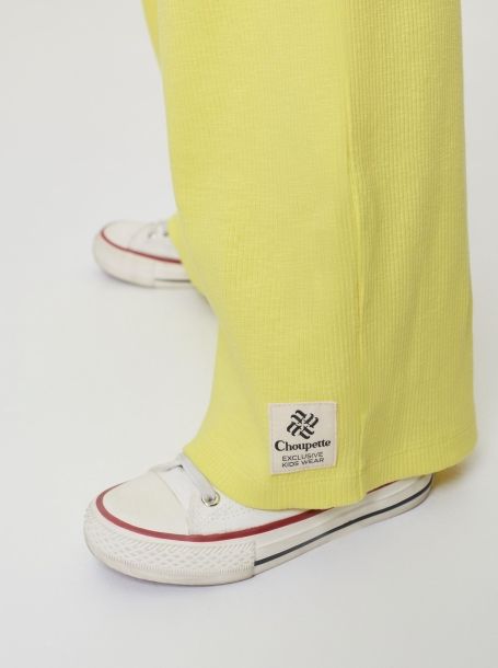 Фото11: картинка 18.120 Костюм Футболока с капюшоном и брюки из трикотажной лапши, хаки Choupette - одевайте детей красиво!
