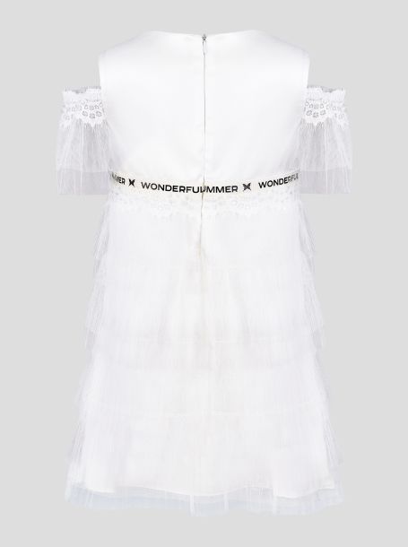 Фото2: картинка 116.100 Платье нарядное,белый Choupette - одевайте детей красиво!