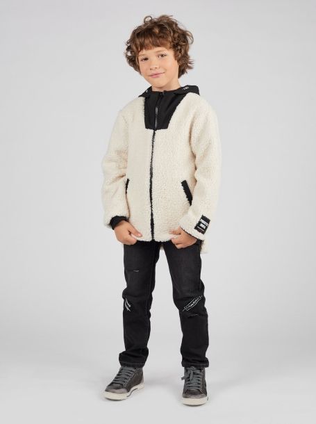 Фото1: 03.91 Комбинированная куртка для мальчика