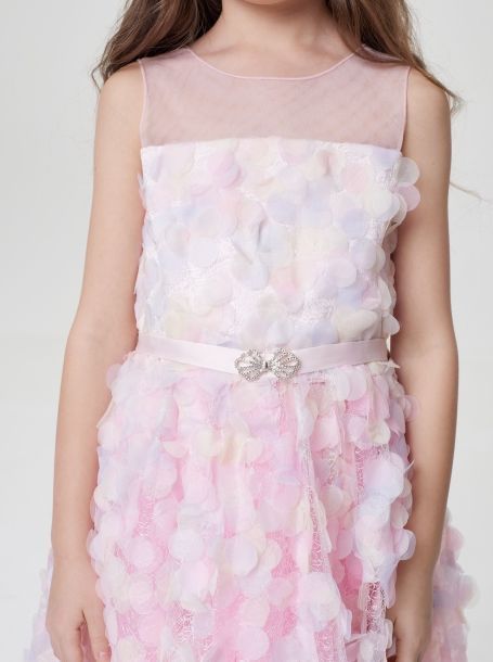 Фото5: картинка 1566.43 Платье пышное Церемония из декоративной ткани, нежное конфетти Choupette - одевайте детей красиво!