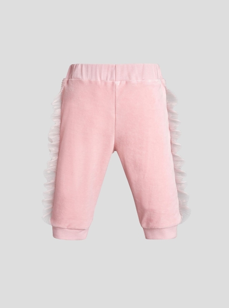 Фото2: 80.89 Розовые велюровые брюки