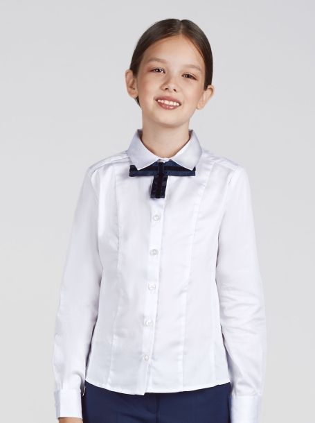 Фото1: Классическая белая блузка