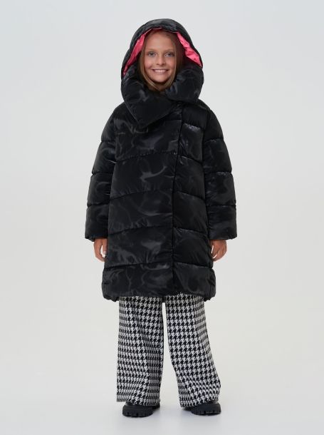 Фото5: картинка 752.1.20 Пальто "на синтепухе", цвет черный Choupette - одевайте детей красиво!