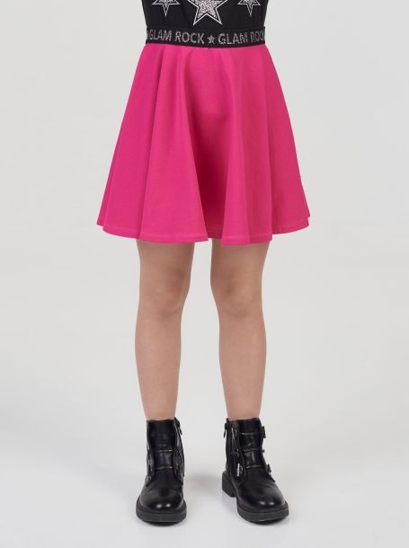 Фото3: Розовая короткая юбка для девочки