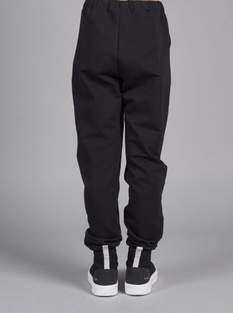 Фото4: Черные трикотажные штаны