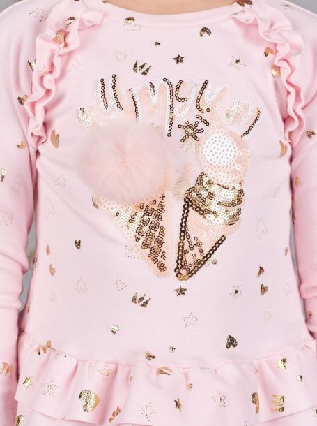 Фото3: Детский розовый джемпер