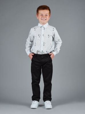 Фото1: Черные брюки для мальчика