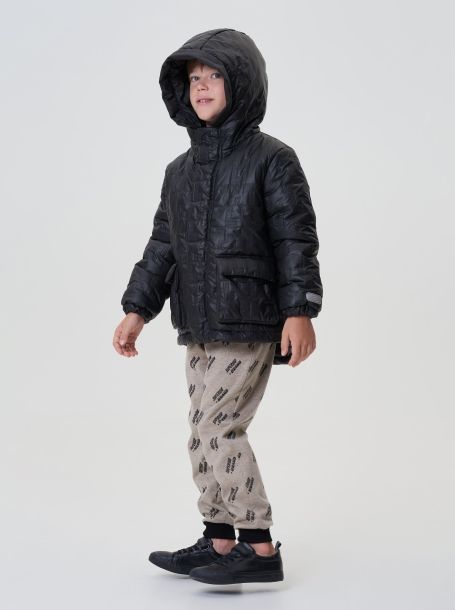 Фото9: картинка 773.20 Куртка утепленная из термостежки, хаки Choupette - одевайте детей красиво!
