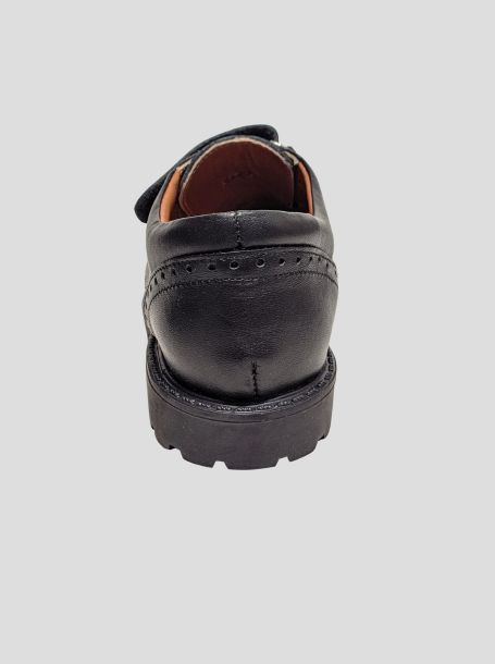 Фото4: Черные высокие ботинки на липучке