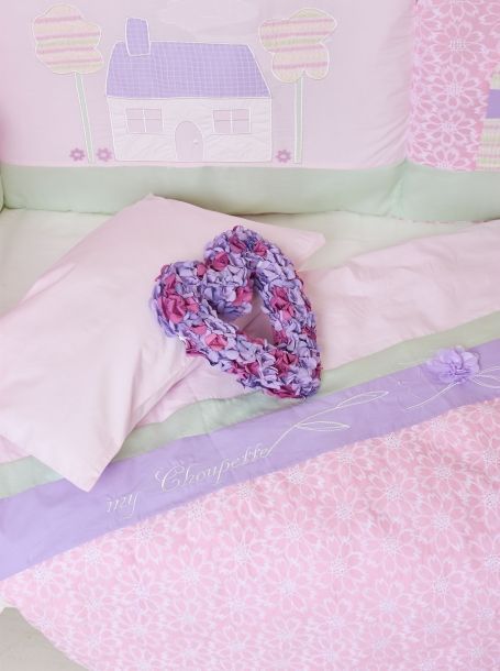 Фото2: 100.2.07 Комплект белья с бортиками для детской кроватки