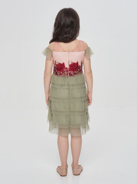Фото4: Нарядное платье с юбкой гофре