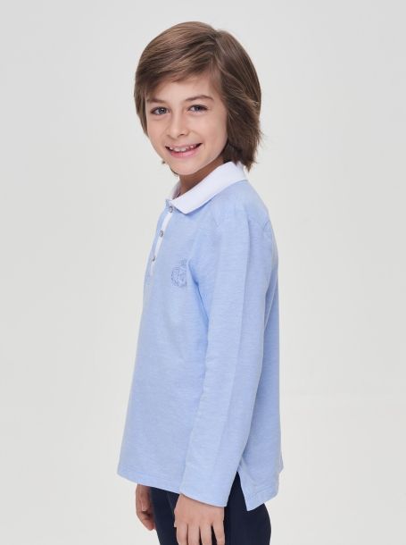 Фото6: Голубая рубашка для мальчика