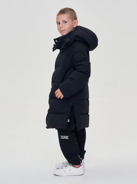 Фото4: картинка 713.20 Пальто пуховое, удлиненное, черновый винил Choupette - одевайте детей красиво!