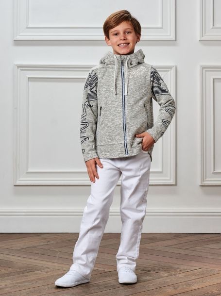 Фото2: Куртка-толстовка с принтом для мальчика