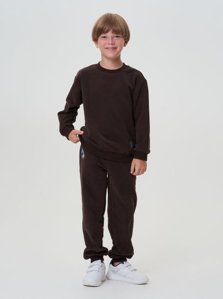 Фото5: картинка 14.117 Джемпер-СВИТШОТ, горький шоколад Choupette - одевайте детей красиво!