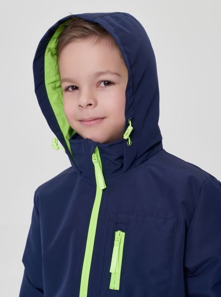 Фото6: картинка 789.20 Куртка на синтепоне, темно синий Choupette - одевайте детей красиво!