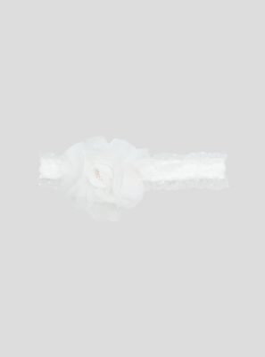 Фото1: 1324.43 Белая повязка с цветком