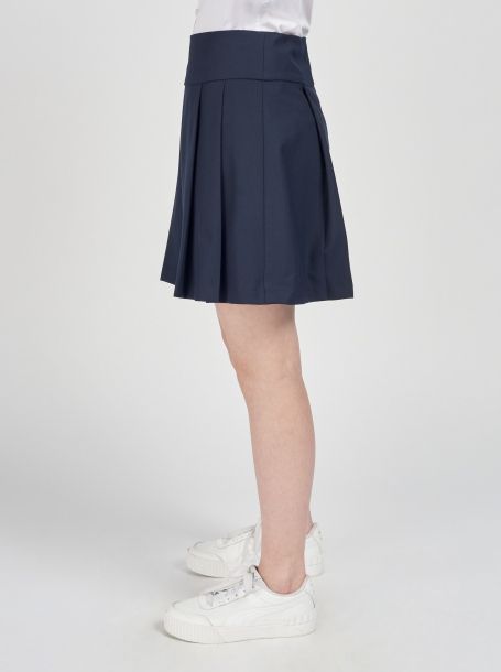 Фото3: Синяя школьная юбка