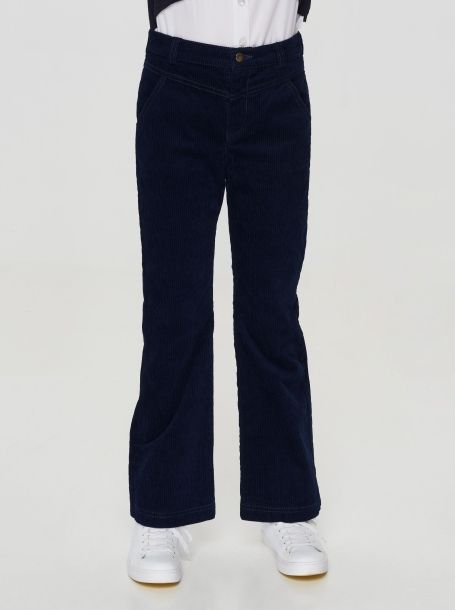 Фото2: Синие вельветовые брюки