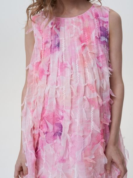 Фото9: Платье из декоративного шифона от Choupette 