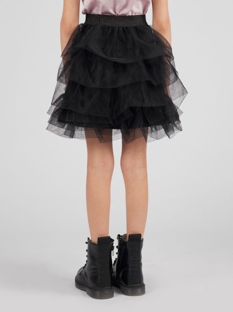 Фото4: 262.70 Черная пышная юбка для девочки