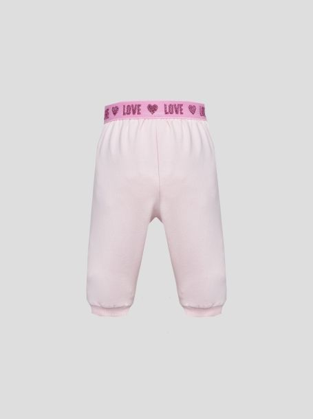 Фото2: Розовые штаны из футера