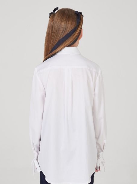 Фото2: Блузка белая для девочки