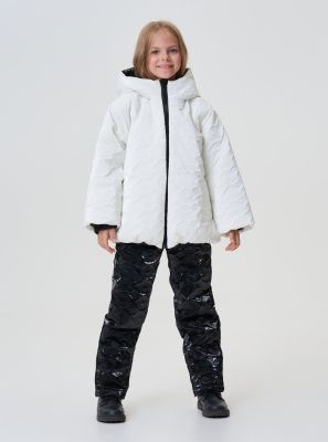 Фото1: картинка 767.20 Куртка утепленная из термостежки, теплый белый Choupette - одевайте детей красиво!