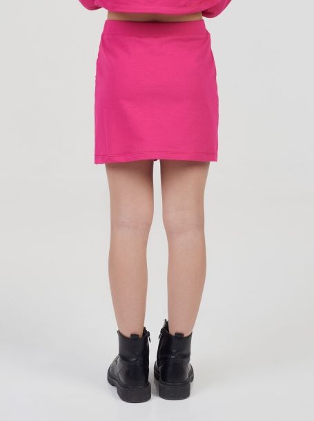 Фото4: Розовая короткая юбка для девочки