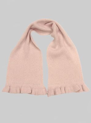 Фото1: 145.26 Вязаный розовый детский шарф