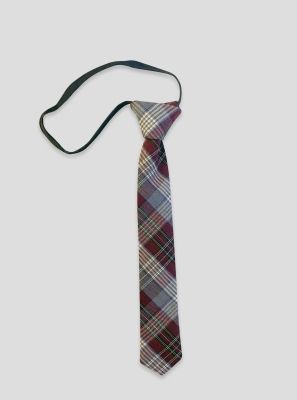 Фото1: Бордовый галстук на резинке