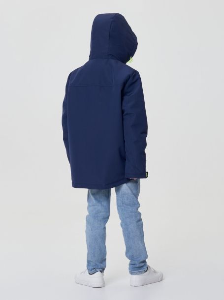Фото3: картинка 789.20 Куртка на синтепоне, темно синий Choupette - одевайте детей красиво!