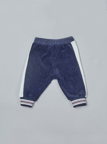 Фото3: Синие мягкие штаны для мальчика