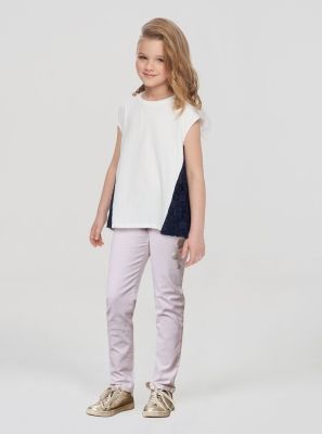 Фото1: Розовые джинсы для девочки