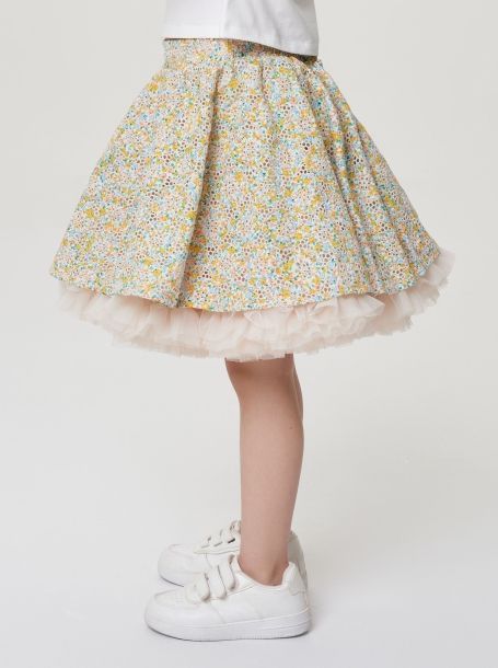 Фото3: картинка 21.120 Юбка пышная из шитья в мелкий цветочек Choupette - одевайте детей красиво!