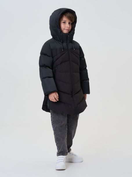 Фото6: картинка 770.20 Пальто пуховое, черный Choupette - одевайте детей красиво!