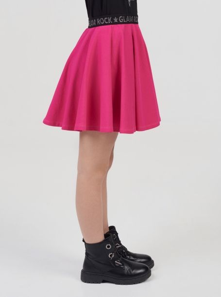 Фото4: Розовая короткая юбка для девочки