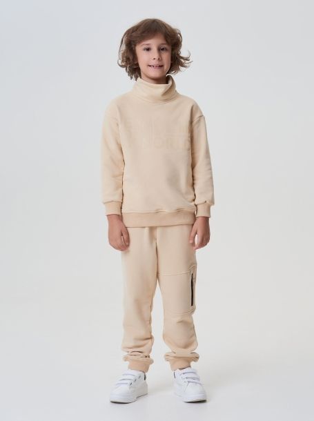 Фото4: картинка 18.115 Джемпер-СВИТШОТ с принтом,  песочный Choupette - одевайте детей красиво!