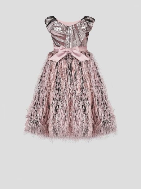 Фото9: Розовое нарядное платье для девочки