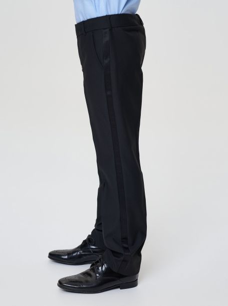 Фото3: Черные костюмные брюки для мальчика